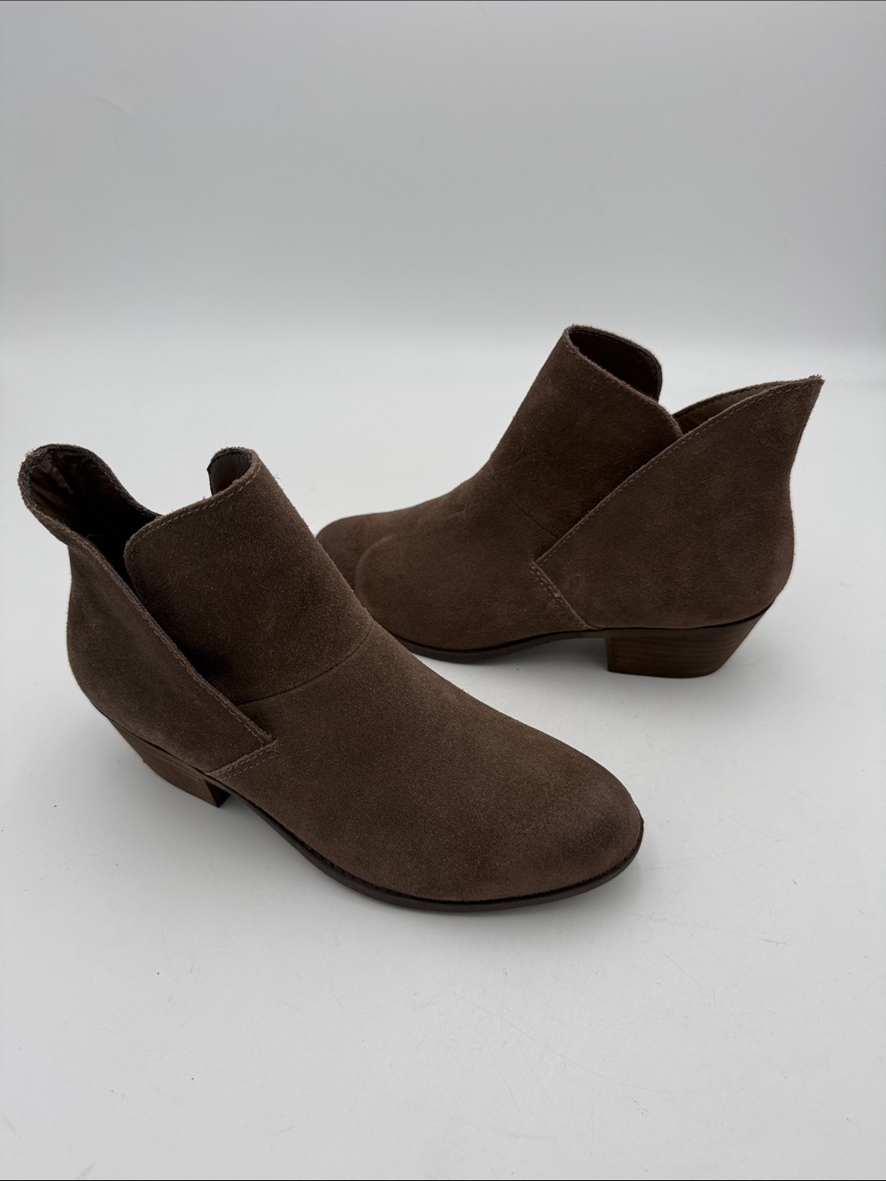 me too Purple Accent Ankle Boots women 7.5M casual festival fall Y2K retro rodeo